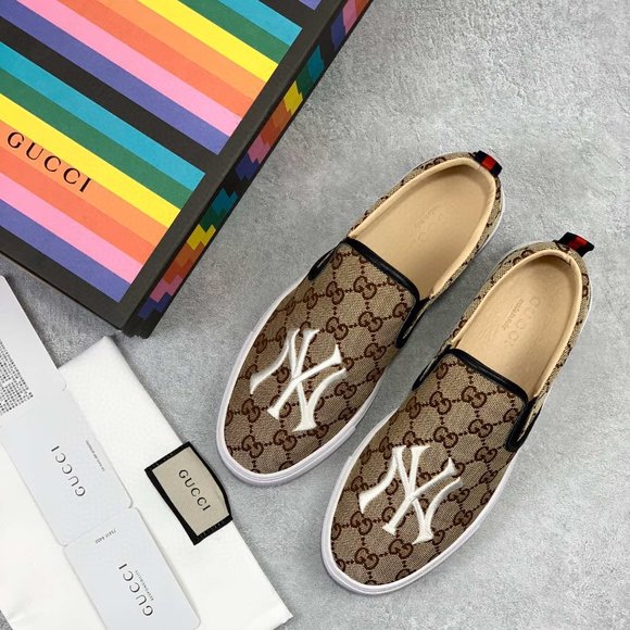 newgUCCI LEATHER CASUAL SHOES WOMEN\'S SHOES ny nEW